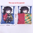 thumbnail image 1 of Kimetsu No Yaiba Kamado Tanjirou Nezukoq Devil's Blade Anime peluche cojín almohada Demon Slayer versión almohada muñecas de juguete Gao Jinjia LED, 1 of 2