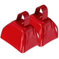 thumbnail image 1 of UPOUART 2Pack Metal Cowbell Square Design Loud Sound For Sports Events, 1 of 6