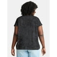 thumbnail image 3 of Terra & Sky Women's Plus Rodeo Nights Graphic Tee, Sizes 0X-5X, 3 of 5