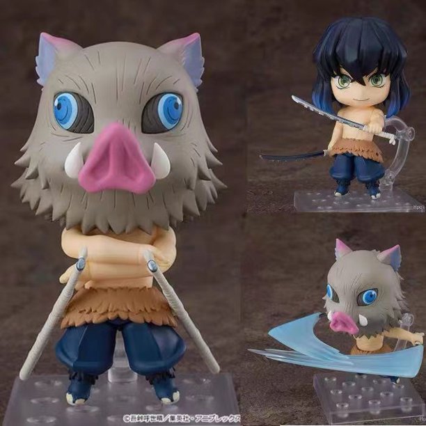 Figuras de acción de PVC de Hashibira Inosuke, modelos coleccionables de Demon Slayer, versión de combate, 28cm, regalo para niños Gong Bohan LED