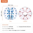 thumbnail image 6 of VEVOR Inflatable Bumper Balls 2-Pack, 4FT/1.2M Body Sumo Zorb Balls for Teen & Adult, 0.8mm Thick PVC Human Hamster Bubble Balls for Outdoor Team Gaming Play,Bumper Bopper Toys for Garden,Yard,Park, 6 of 8