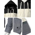 thumbnail image 5 of H2H Mens Casual Slim Fit Zip up Hoodie Jacket Fleece Lightweight Thermal Hoodie (CMOHOL086), 5 of 6