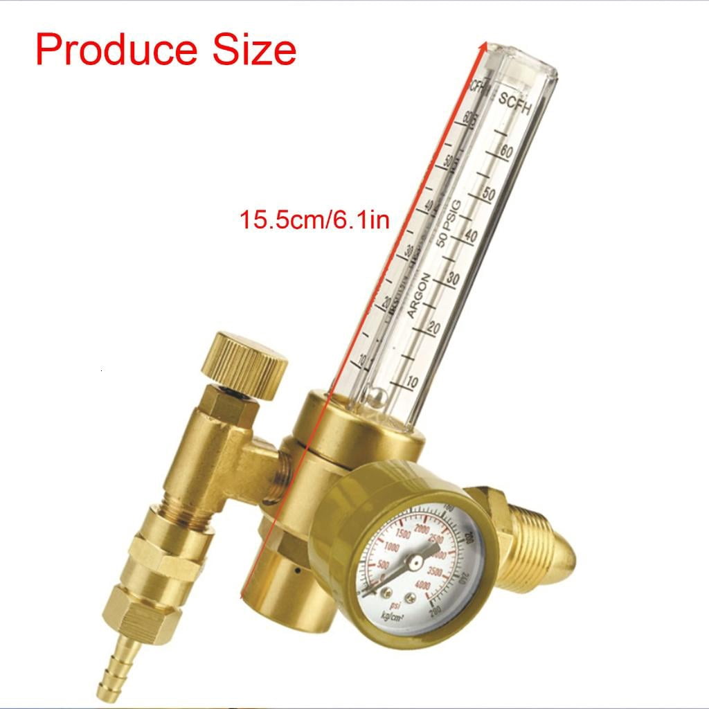 CEORPER Argon CO2 Welder Regulator with American CGA580 Connection for Metal Fabrication