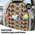 thumbnail image 5 of Fuzoiu Fashion Hippie Girl Print 2 Pack Kick Mat Back Seat Protector With 3 Storage Pockets, Universal Car Seat Back Organizer For Kids Pets, Waterproof Backseat Protector For Most Car, 5 of 8