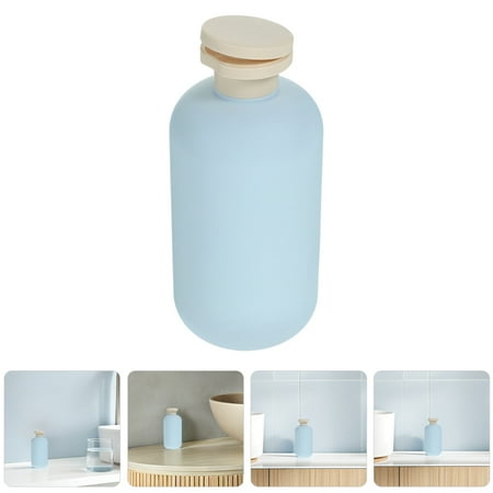 STRANDCHIC 4-Pack Small Travel Containers for Lotion Samples Sky Leakproof Plastic Bottles Portable and Reusable