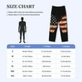 thumbnail image 2 of Cauagu Patriotic USA Butterfly Art Mens Pajama Pants Sleep & Lounge Pants,PJ Bottoms with Pockets-XX-Large, 2 of 7