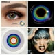 thumbnail image 4 of D'ORELLA lentes de contacto de colores para ojos, lentes de colores para Cosplay, lentes de Halloween, cosméticos, pupilas, Color amarillo, 1 par, 4 of 4