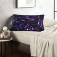 thumbnail image 7 of Binfone Galaxy Lightning Standard Size Pillowcase, Long Staple Pure Cotton Envelope Closure Pillow Cover (Pillow core not included),20"x30", 7 of 7