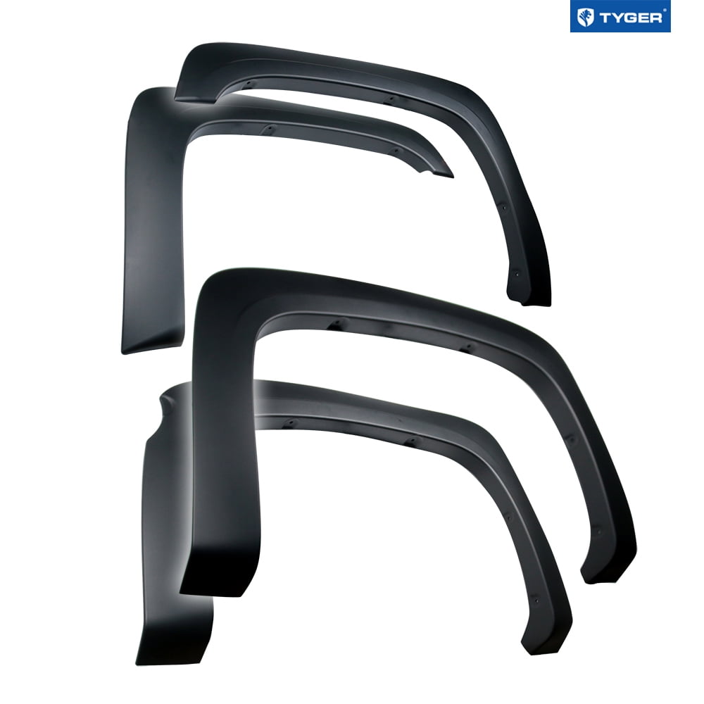 Tyger Auto Fender Flares Compatible with 20072013 Chevy Silverado 1500