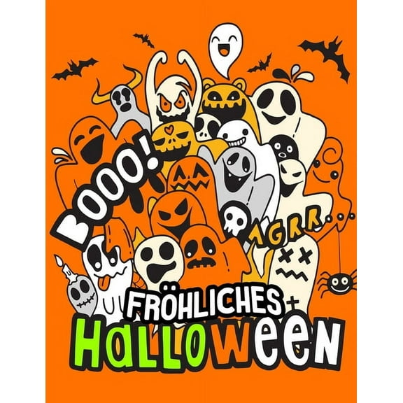 Fröhliches Halloween: Malbuch (Paperback)