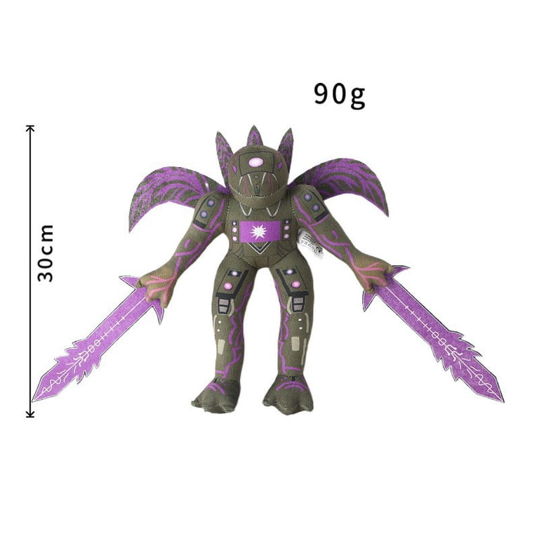 New Upgrade Toilet Man Plush Toy,Titan Two Swords Man, Computer