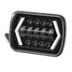 thumbnail image 3 of Luz de giro Jadeshay Faro LED 5x7 pulgadas Cuadrado Negro IP67, 3 of 8