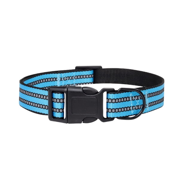 Collar reflectante para perros Collar ajustable de nailon para mascotas Anillo en O de alta Abanopi Cuello ajustable