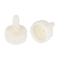 thumbnail image 1 of Unique Bargains ABS Hose Barb Fittings Coupler, 6mm Barb x G1/2 Female Thread, White 2Pcs, 1 of 5