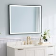 thumbnail image 2 of ANGELES HOME 40"x 32" LED Bathroom Mirror, LED Makeup Mirror for Bathroom, Anti-Fog Vanity Mirror with Lights, 3 Colors Dimmable, Touch Button Wall Mount Lighted Mirror (Horizontal/Vertical), 2 of 15