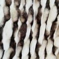thumbnail image 2 of Plutus White Charcoal Snow Chinchilla Faux Fur Luxury Throw Blanket, 2 of 2