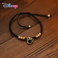thumbnail image 2 of Disney-pulsera de Mickey Mouse para mujer, colgante de cristal de dibujos animados, cuerda tejida a mano, cuerda roja, joyería de mano, regalo de cumpleaños, 2 of 5