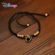 thumbnail image 2 of Disney-pulsera de Mickey Mouse para mujer, colgante de cristal de dibujos animados, cuerda tejida a mano, cuerda roja, joyería de mano, regalo de cumpleaños, 2 of 4