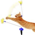 thumbnail image 3 of Cat Interactive Feather Toy Collar - Elastic Strap, High-Elastic Spring - Reduces Anxiety, Enhances Activity, For Indoor Play (Wearable), 3 of 3