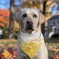 thumbnail image 2 of Dog Bandana 1 Pack,White Butterfly Flower Dot Pattern Bandanas for Dogs,Cat Bandana,Small/ Large Dog Bandana 2 Size,Dog Bandanas, 2 of 6