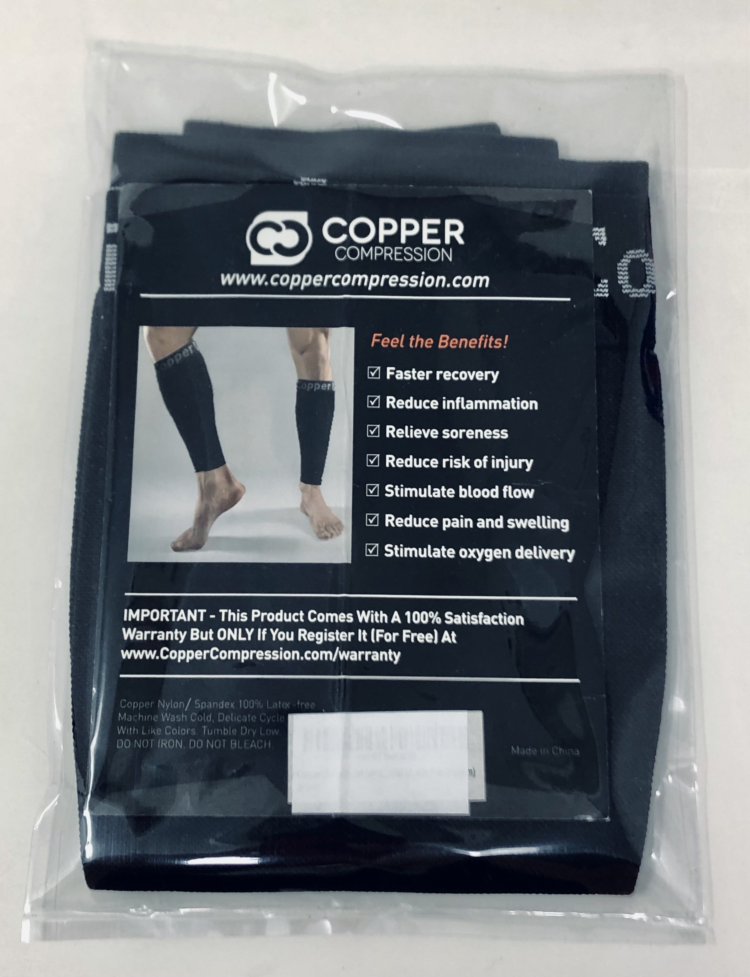 Copper compression Copper Infused Knee Stabilizer Brace for Running