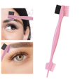 thumbnail image 1 of Herramienta de atención de Doble Cabeza funciones Más Afilada, Cepillo para Cejas, para Pestañas, Cepillo de Control de Bordes para Maquilla - Rosado Macarena Cepillo y peine para cejas, 1 of 8