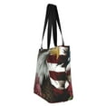 thumbnail image 7 of Uemuo Eagle With Hat And Roses Print Tote Bags for Women,Large Capacity Corduroy Bag,Reusable Grocery Shoulder Bag,Beach Tote with Zipper Closure, Daily Essentials, 7 of 7