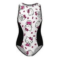 thumbnail image 5 of Hello Kitty Girls One Piece Swimsuits Hawaiian Summer Swimwear Beach Bathing Suit Outfits, 5 of 7
