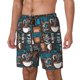 thumbnail image 1 of Fotbe Coffee Lover Print Traje de Baño para Hombre – Shorts de Natación de Secado Rápido con Forro y Bolsillos-Large, 1 of 6