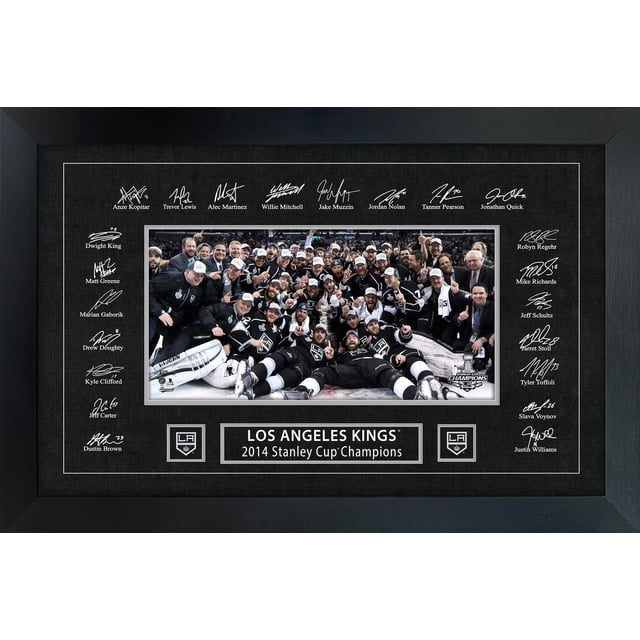 Los Angeles Kings 2014 Stanley Cup Replica Signature Frame