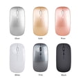 thumbnail image 2 of Mistaha Wireless 2.4G Mouse Ultra-thin Silent Mouse Portable and Sleek Mice Rechargeable Mouse 10m/33ft Wireless, 2 of 8