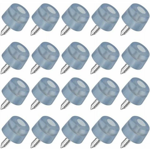 Protectores de silicona para muebles, patas de tabla de cortar de goma transparente antideslizante para muebles de madera de interior y exterior, almohadillas resistentes para muebles con tornillos
