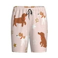 thumbnail image 6 of Daiia Star Cute Dog Mens Woven Stretch Pajama Short,Short Pajama Pants-Medium, 6 of 7