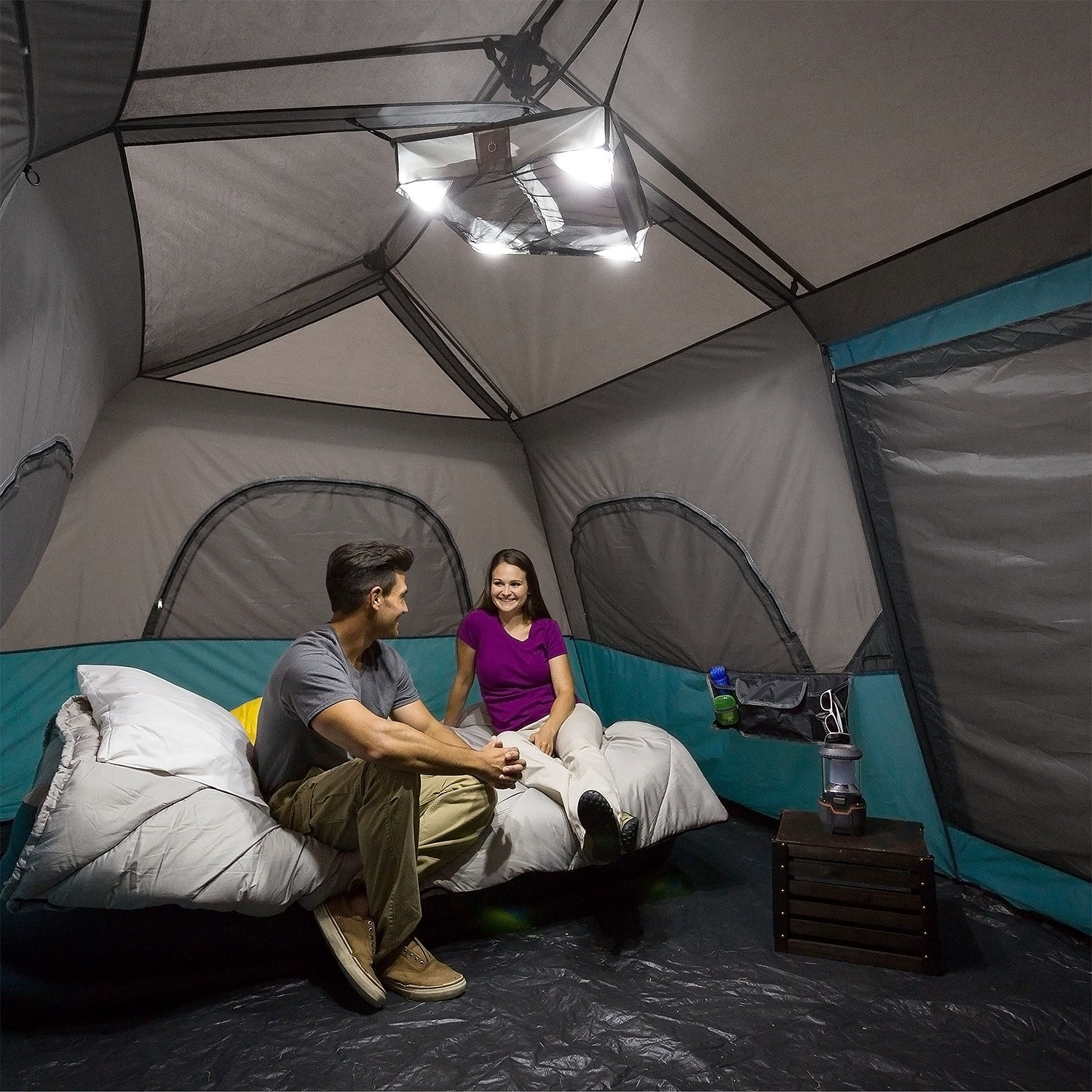 CORE 10-Person Lighted Instant Cabin Tent For Sale In, 52% OFF