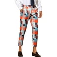 thumbnail image 4 of Lars Amadeus Plaid Dress Pants for Men's Cropped Ankle Length Business Trousers, 4 of 4
