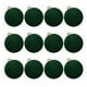 thumbnail image 3 of Bolas de adornos navideños de terciopelo flokado de 12 piezas - Decoraciones colgantes de árbol de plástico marrón de 2,4 pulgadas, 3 of 6