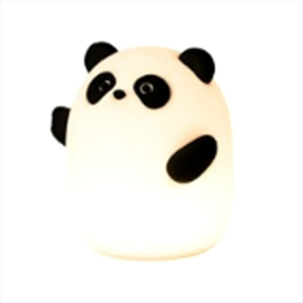 Luz de Panda, LáMpara de Animal TáCtil Blanda y Regulable, Luz LED de Silicona de Alimenticio de 3 Niveles para DecoracióN de Dormitorio