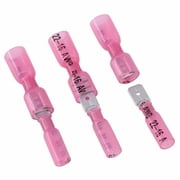 100PCS Red Waterproof Spade Female/Male Heat Shrink Wire Connectors Terminals