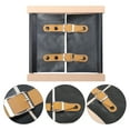 thumbnail image 4 of Miangastore Dressing Learning Board Black Wood 1Pcs 8.2x8.1in, 4 of 8