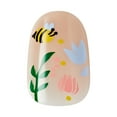 thumbnail image 6 of WICKED x KISS Press on Nails, There's Joy, Beige, Short Oval, 28 Count, 6 of 13