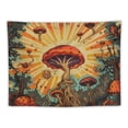 thumbnail image 5 of COMIO  Burning Sun Tapestry Mushroom Tapestry Flower Vines Tapestries Mystic Tapestry Hippie Tapestry for Home Decor Bedroom Living Room Dorm Decor, 5 of 7