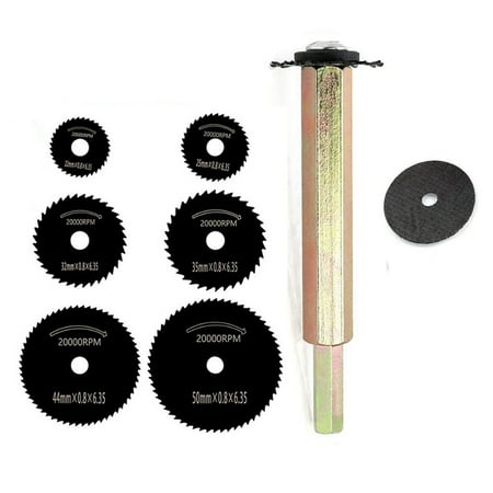 

8-Piece Hand Drill Adapter Bar PVC Pipe Cutter Saw Blade Kit