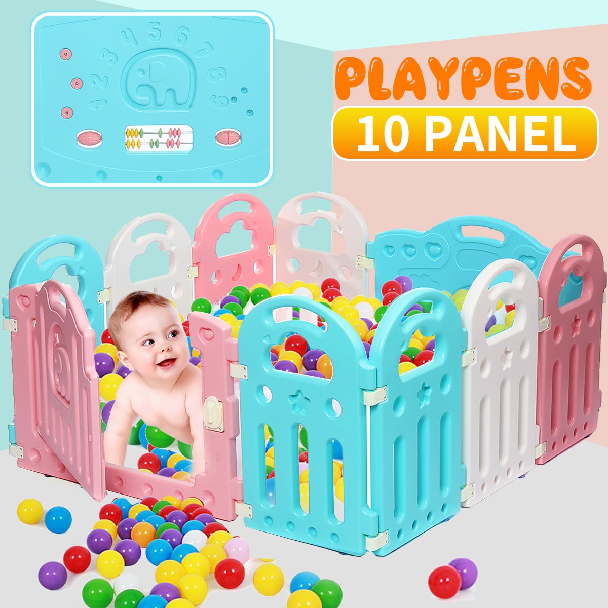10 panel baby gate