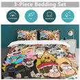 thumbnail image 5 of Gravity Falls Bedding Sets Comfort 3 Pieces Bedding Set 1 Duvet Cover + 2 Pillowcase Decorative Bedding 79"x90", 5 of 8