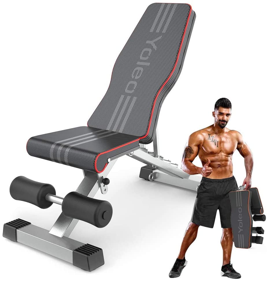 Foldable Weight Bench Fitness Home Training Gym Utility Exercise Bench Press 