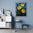 thumbnail image 7 of Diamond Art Kits for Adults - 5d Stained Glass Yellow Roses Art Diamond Painting for Adults, Diamond Art for Adults Beginners, Diamond Painting Kits for Adults for Home Wall Decor, 7 of 7