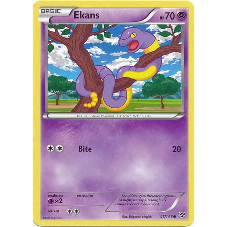 pokemon x y base set ekans 47 walmart com