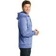 thumbnail image 3 of Sport-Tek PosiCharge Electric Heather Fleece Hooded Pullover-M (True Royal Electric), 3 of 6