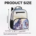 thumbnail image 7 of KUIFORTI Grey Wolf Kids Backpack for Boys Durable Polyester with Multiple Organizer Pockets Suitable for Elementary School Outdoor Activities Travel Friendly, 7 of 7