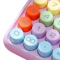 thumbnail image 6 of Colorful Calculator Mechanical Keyboard Electronic Calculator Purple, 6 of 7